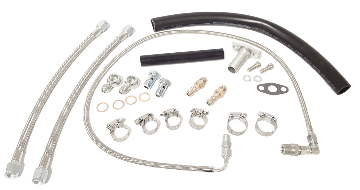 OIl and coolant lines used in Garrett SRT4 GT30 series kit