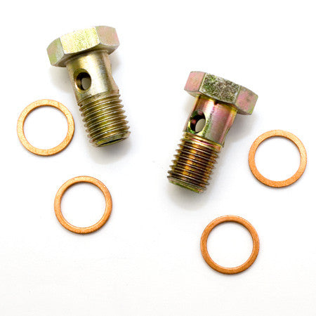 Banjo Bolt - 12mm x 1.5 with 2 crush washers