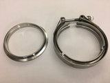 4" V-band Stainless DOWNPIPE SIDE Flange and Clamp SET for T4 Turbine Housing GT42/GTX42 GT45/GTX45