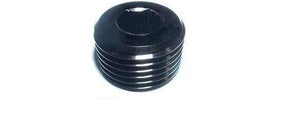 Black anodized 1/2" NPT compact plug with allen wrench head