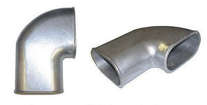 Cast aluminum elbow for 4" to 4.25" on 90 degree