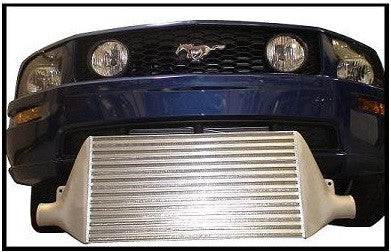 Garrett 900HP front mounted intercooler & mounting hardware for Mustang GT 2005+ twin turbo