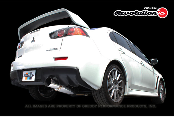 GReddy Revolution - RS Exhaust Mitsubishi Evolution X 2008-14