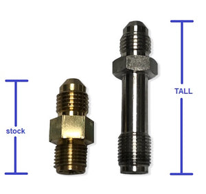 TALL RESTRICTOR -4 size .035" Oil inlet fitting for GT28 GTX28 GT30 GTX30 GT35R G25 G30 G35