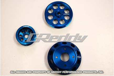 GReddy Duralumin Lightweight Pulley Kit | 1994-2002 Nissan Silvia S14/S15 (13522126)