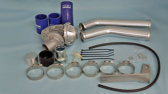 HKS EVO X SSQV4 kit - includes 2 Polished Aluminum Pipes