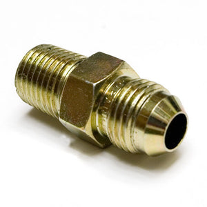 Fitting, 1/4" NPT to 6AN Flare, Male to Male, Straight Adapter