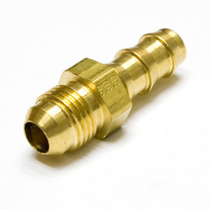 Fitting, 3/8" pushlock barb to 6AN Flare, Male to Male, Straight Adapter