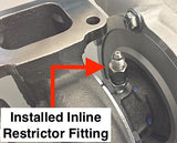 -3AN INLINE - Oil Inlet Restrictor Fitting (0.035") - GT & GTX (GT25 to GTX35)