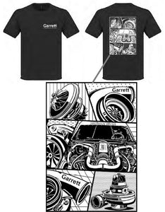 Garrett Motion COMIC Turbo Shirt - Black