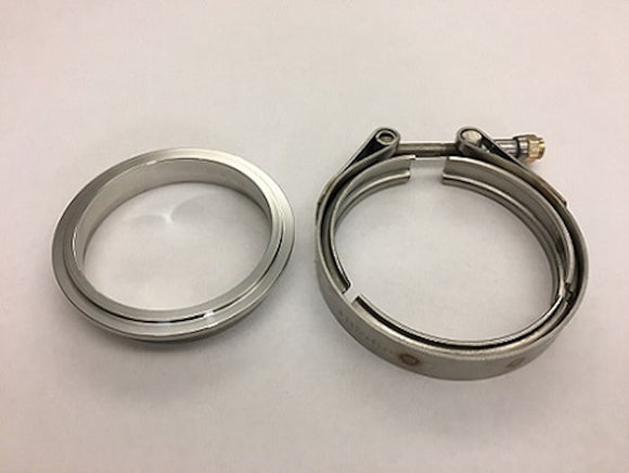 Stainless DOWNPIPE Flange and Clamp set 3