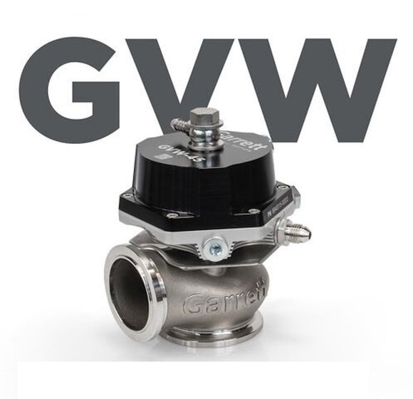 Garrett GVW-50 External Wastegate Kit 50mm BLACK GVW50, P/N: 908829-0003