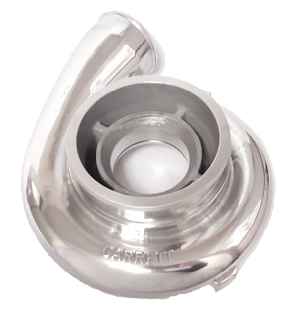 Polished Compressor housing for Garrett GTX4508R (80mm/108mm) with hose connection out