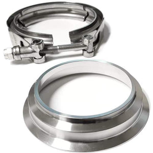 3" Stainless Downpipe Flange and Clamp Borg Warner S SX SX-E Turbos S200, S300, S200SX, S300SXE S360
