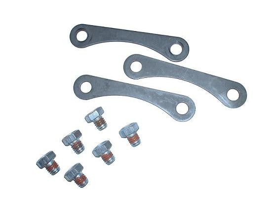Garrett Hardware set, 3 clamps and 6 bolts for compressor housing to backplate